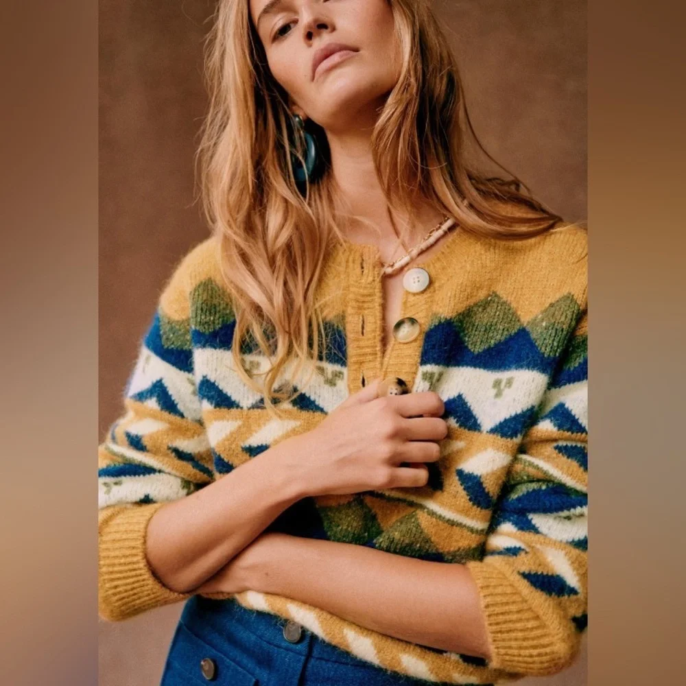 Sezane | NWOT Georges Jumper Multicolor Small